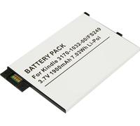 Avizar, batterie de rechange Amazon Kindle 3 3,7 V 1900 mAh Li-Polymer, blanc