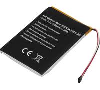 Avizar, batterie de rechange Garmin Nuvi 2757LM/2797LMT 1500 mAh, noir
