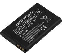 Avizar, batterie de rechange pour Doro 1370 / 1372 3,7 V 1000mAh Li-Ion, noir