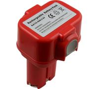 Avizar, batterie de rechange pour Makita 9120 Ni-MH 9,6V 3000mAh 28,8Wh, rouge