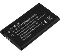 Avizar, batterie de rechange pour Nintendo 3DS XL 3,7 V 1500 mAh Li-Ion, noir