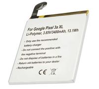 Avizar Batterie de Remplacement Google Pixel 3a XL Li-Polymer 3400mAh 3.85V