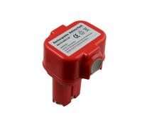 Avizar Batterie de Remplacement pour Makita 9120 Ni-MH 9,6V 3000mAh 28,8Wh Rouge
