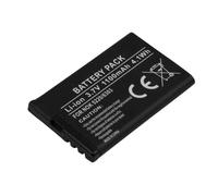 Avizar Batterie de Remplacement pour Nokia 5220 / 6303 Li-ion 1100mAh 4,1Wh