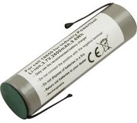 Avizar, batterie Gardena/Kärcher 18650 Z-type 3,7 V 2600 mAh Li-Ion, Gris