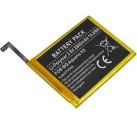 Avizar, Batterie interne BQ Aquaris X5 2900 Li-Polymer 2800mAh 3,8V, Noir