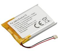 Avizar, batterie Jabra Evolve 75 oreillette 3,7 V 500 mAh Li-Polymer, blanc