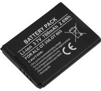 Avizar, batterie Li-Ion 3,7V 700mAh Alcatel OT-356/665 - design compact, noir