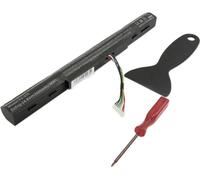 Avizar, Batterie Li-Ion intégrée 2600mAh 14,8V pour Acer Aspire E5-475G E5-575, Noir