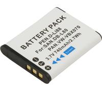Avizar, Batterie Li-ion Pentax D-Li88 740 mAh, Blanc