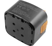 Avizar, Batterie Ni-MH 12V 3000mAh 36Wh pour outil Panasonic EY9200B EY3502FQMKW, Noir / Orange