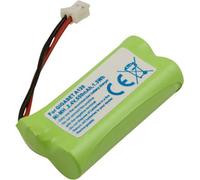 Avizar, Batterie NiMH 550mAh Siemens Gigaset A120 téléphone 2,4V, vert