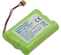 Avizar, Batterie NiMH 700mAh pour Panasonic KX-TCD970 téléphone compatible 3,6V, vert