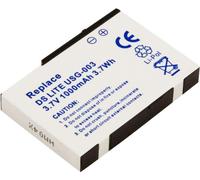 Avizar, Batterie Nintendo DS Lite 3,7 V 1000 mAh Li-Polymer, Blanc