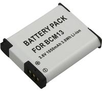 Avizar, batterie Panasonic Lumix DMC 1050 mAh 3,6 V Li-Ion, blanc