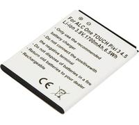 Avizar, batterie pour Alcatel Pixi 3 4.5 3,8 V 1700mAh Li-Ion, blanc