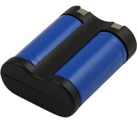 Avizar, batterie pour appareil photo compatible 2CR5/DL245 6 V 500 mAh, bleu