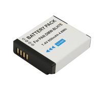 Batterie pour Appareil Photo Panasonic DMW-BLH7E Li-ion 7.4V 650mAh 4.8Wh Blanc