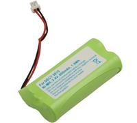 Avizar, batterie pour Audioline DECT 5015 téléphone sans fil, NiMH 800 mAh, vert