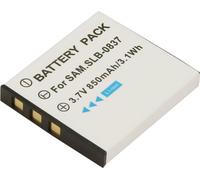Avizar, batterie Samsung Digimax 850 mAh 3,7 V SLB-0837, blanc