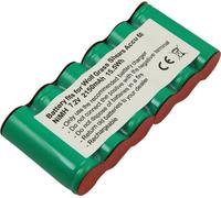 Avizar, batterie Wolf Accu BS60 cisaille à herbe 7,2 V 2150 mAh NiMH, vert