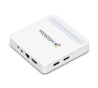 Avizar Box TV Android 14 Lecteur Multimédia 8K HDR Wi-Fi 6 4 Go RAM 32 Go Blanc