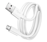 Cable Micro USB Charge rapide Transfert De Données Longueur 1m Blanc