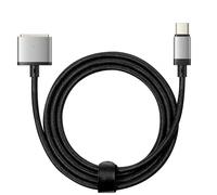Avizar, câble nylon USB-C / MagSafe 3 pour MacBook Pro et Air M2 2m 140W, argenté