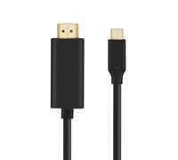 Avizar Câble USB Type-C vers HDMI mâle – 4K UHD – 2 m – Noir