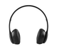 Avizar Casque audio Bluetooth stéréo – micro, radio FM, entrée jack 3,5 mm – Pliable Noir