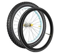 Avizar Chambre à Air 16x1.75 à 1.90 pour Vélo en Caoutchouc avec Valve 44mm Noir