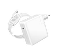 Avizar Chargeur pour MacBook Pro 14'' M1 / M2 Max USB-C 96W + Câble 1,8m Blanc