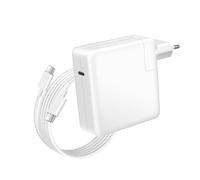 Avizar Chargeur pour MacBook Pro 16'' M1 à M3 USB-C 96W + Câble 1,8m Blanc