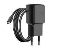Chargeur Secteur 1A avec Câble Micro-USB Intégré 1.1m Noir