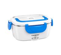 Avizar Chauffe-Repas Électrique Portable 1,5 L avec Bol Inox Amovible Bleu
