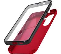 Avizar, coque 360 enveloppante pour Galaxy S24 Plus / S25 Plus, face avant souple, rouge