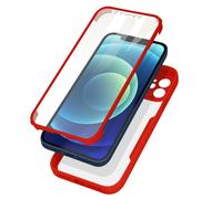 Avizar Coque 360 pour iPhone 12 / 12 Pro Dos Rigide Protection Écran Contour