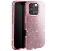 Coque à Paillettes pour iPhone 16 Pro Max Antichoc Scintillant Rose