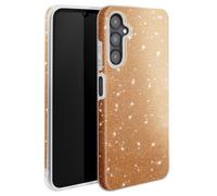 Avizar Coque à Paillettes pour Samsung Galaxy A05S Antichoc Scintillant Dorée
