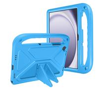 Coque Antichoc Enfant pour Samsung Tab A9 Plus avec Poignée et Support Bleu