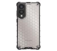Avizar Coque Antichoc pour Samsung S25 Edge Coins Renforcés Finition Fumée Noir