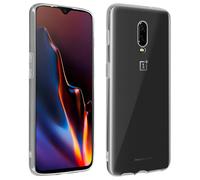 Avizar Coque Arrière + Film Verre Trempé écran OnePlus 6T Transparent