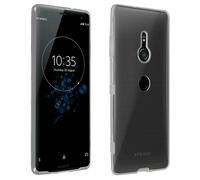 Coque Arrière + Film Verre Trempé écran pour Sony Xperia XZ3 Contour Transparent