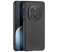 Avizar Coque Carbone pour Honor Magic 7 Pro Cuir Tissé Contour Silicone Noir