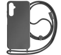 Avizar Coque Cordon pour Samsung Galaxy A05S Semi-Rigide Noir