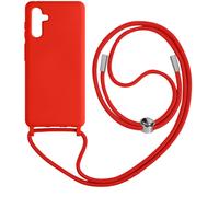 Avizar Coque Cordon pour Samsung Galaxy A54 5G Lanière Tour du Cou 80cm Rouge