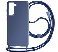 Coque Cordon pour Samsung Galaxy S21 FE Semi-Rigide Lanière 80cm Bleu nuit