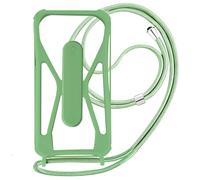 Avizar Coque Cordon pour Smartphone Universel Silicone Coins bumper Support