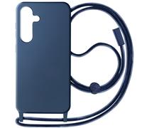 Coque pour smartphone - AVIZAR - Corda - Bleu Nuit - Cordon ajustable 80cm - Samsung Galaxy S24 Plus