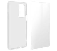 Avizar Coque Edge 20 Pro Souple et Film Verre Trempé 9H Transparent
